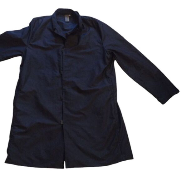 Mandarina Duck lightweight windbreaker packable jacket black men's size L - Picture 1 of 14